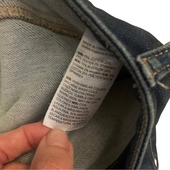 Chico’s Skinny Ankle Blue Jeans Size 2 / Small Stretch Medium Wash Classic - Picture 5 of 9